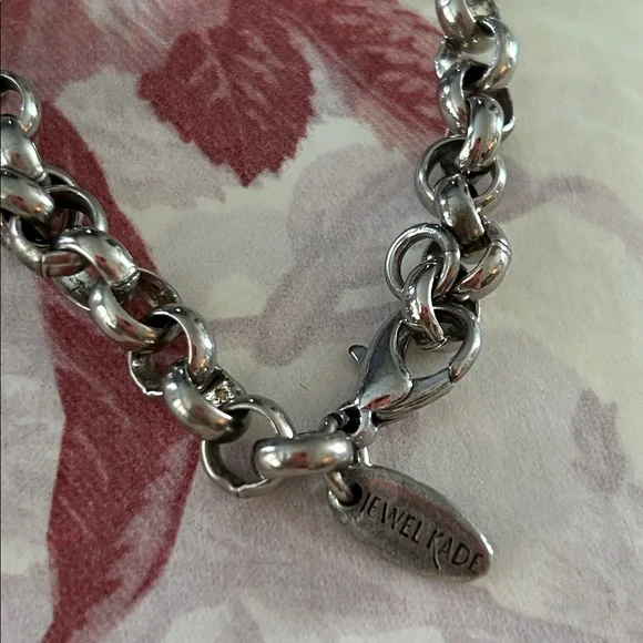 “Jewel Kade” necklace with two sided charm, chain is 12 inches long/
16 in. - Picture 3 of 5